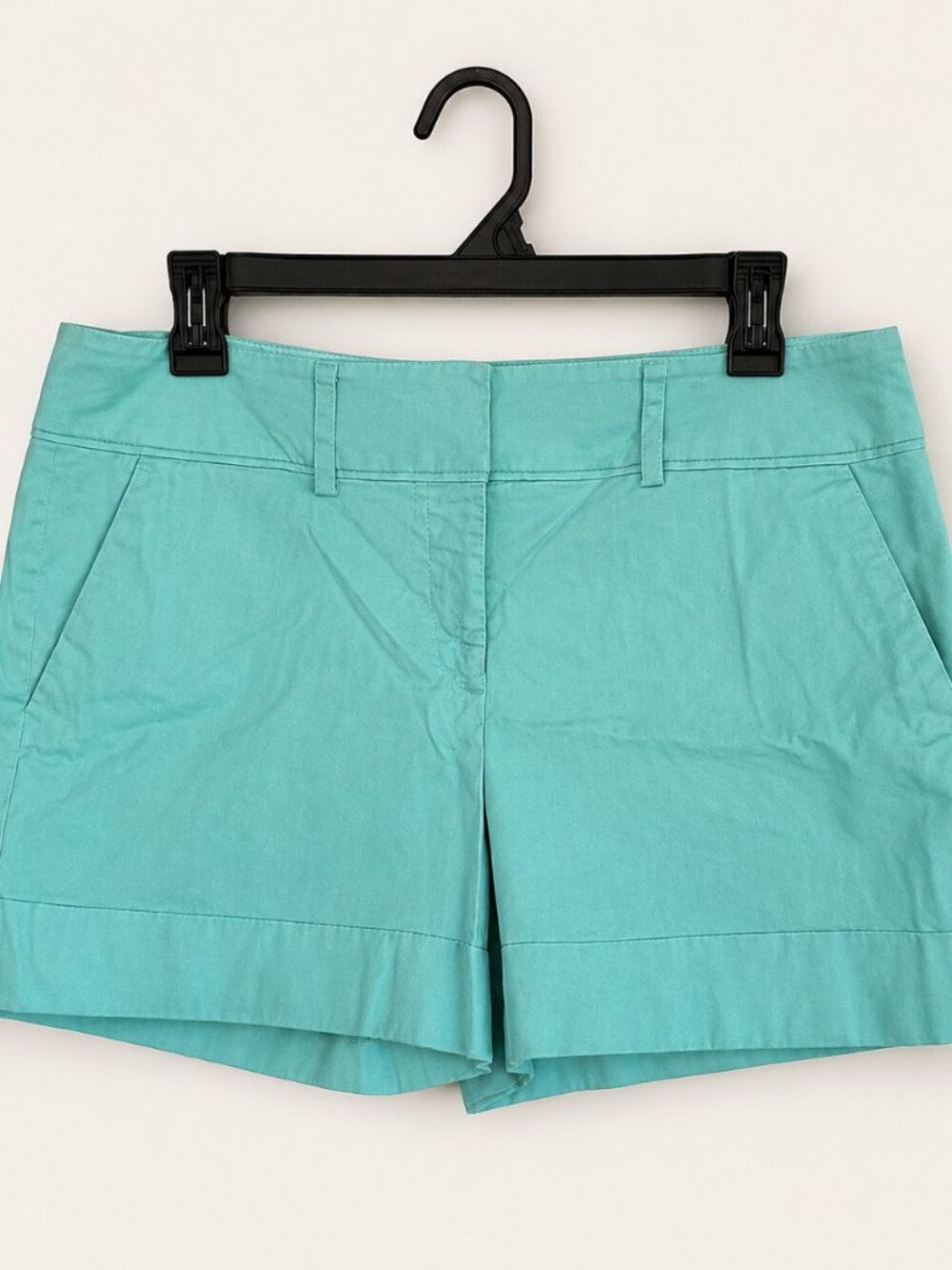 NY&C 7th Avenue Aqua Tailored Shorts 10